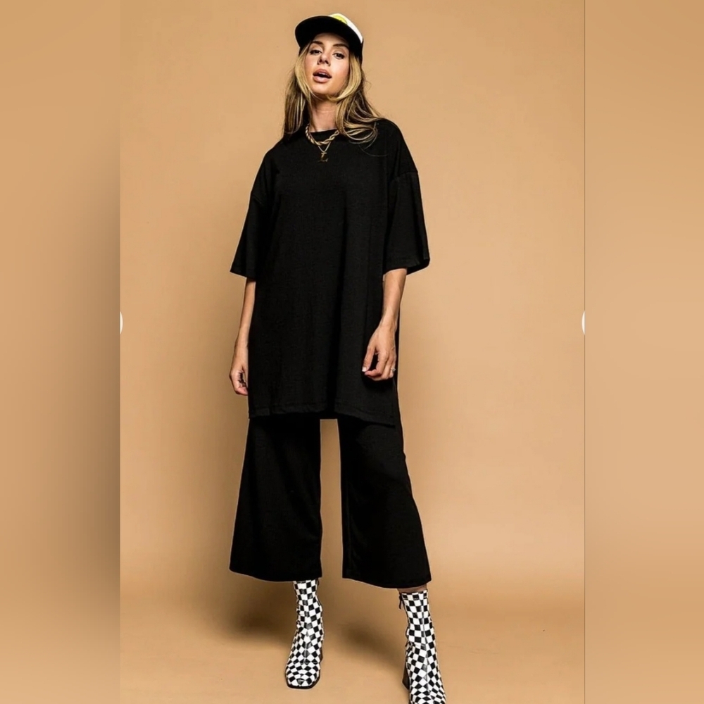 Dressed in Lala Black Playsuit TOP ONLY